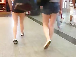 Legs and shorty shorts